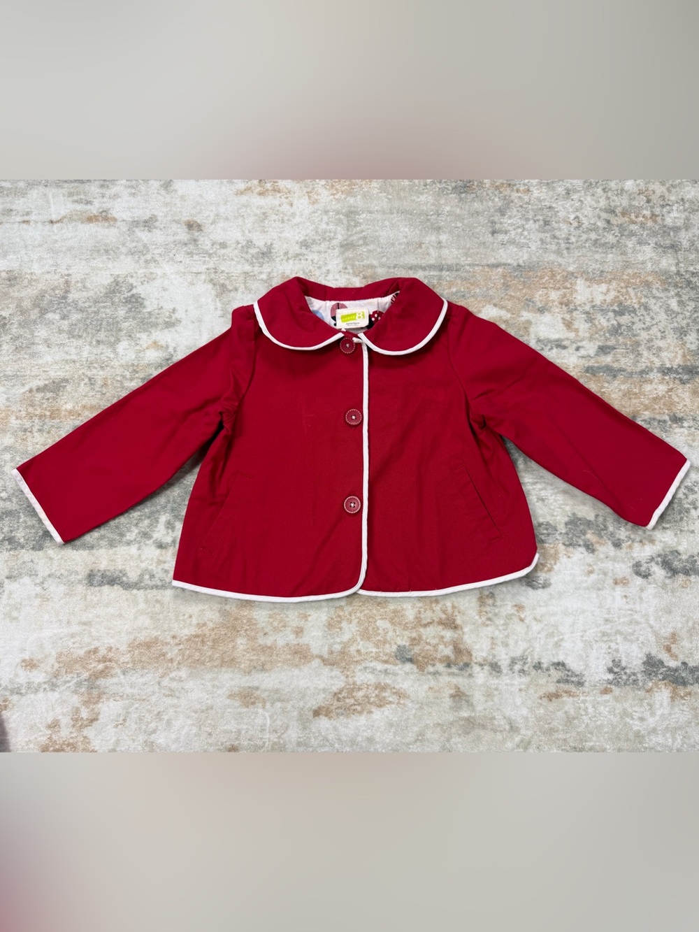 2009 Crazy 8 Girls Red Jacket Coat Size 2T/3T